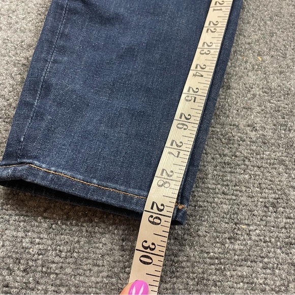 AMERICAN EAGLE Women’s Curvy Hi-Rise Jegging Next Level Stretch distressed sz 10 - Picture 6 of 9